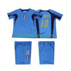 Italien Trøje TOTTI 10 Retro Hjemmebane 2006 Kort ærmer ,Børn Fodboldsæt