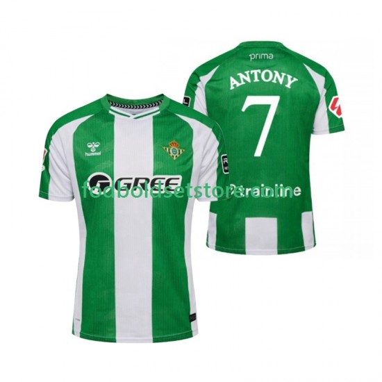 Real Betis Trøje Antony 7 Hjemmebane 2025-2026 Kort ærmer ,Mænd