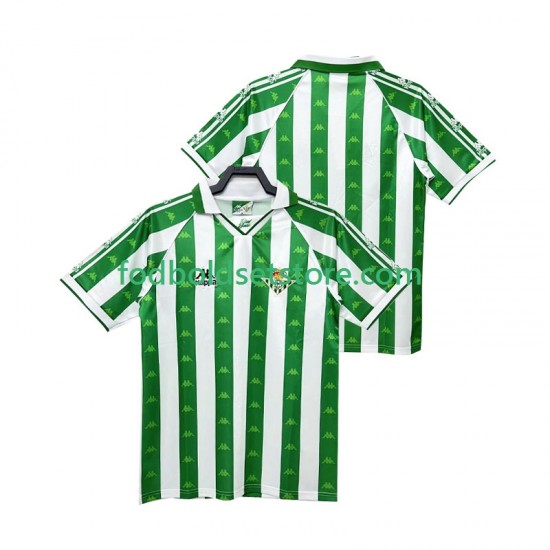 Real Betis Trøje 1995 1997 Retro Hjemmebane Kort ærmer ,Mænd