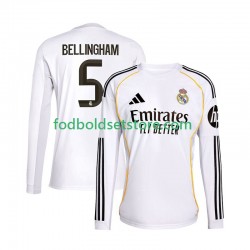 Real Madrid Trøje Jude Bellingham 5 Hjemmebane 2025-2026 Lange ærmer ,Mænd