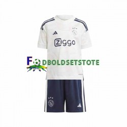 AFC Ajax Trøje Udebane 2023-2024 Kort ærmer ,Børn Fodboldsæt