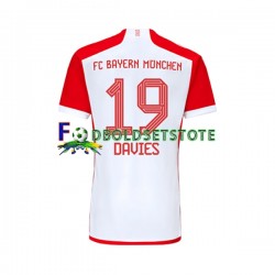 FC Bayern München Trøje Alphonso Davies 19 Hjemmebane 2023-2024 Kort ærmer ,Mænd