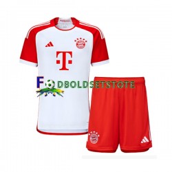 FC Bayern München Trøje Hjemmebane 2023-2024 Kort ærmer ,Børn Fodboldsæt