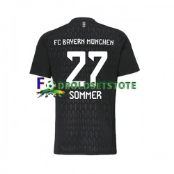 FC Bayern München Trøje Yann Sommer 27 Målmand Hjemmebane 2023-2024 Kort ærmer ,Mænd