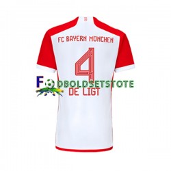 FC Bayern München Trøje Matthijs de Ligt 4 Hjemmebane 2023-2024 Kort ærmer ,Mænd