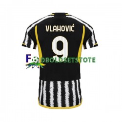 Juventus Trøje Vlahovic 9 Hjemmebane 2023-2024 Kort ærmer ,Mænd