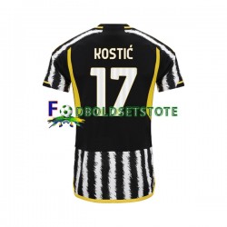 Juventus Trøje Filip Kostic 17 Hjemmebane 2023-2024 Kort ærmer ,Mænd