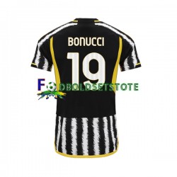 Juventus Trøje Leonardo Bonucci 19 Hjemmebane 2023-2024 Kort ærmer ,Mænd