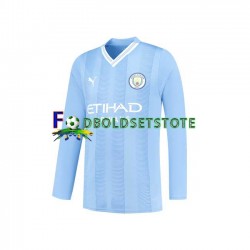 Manchester City Trøje Hjemmebane 2023-2024 Lange ærmer ,Mænd