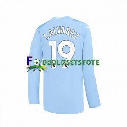 Manchester City Trøje J. ALVAREZ 19 Hjemmebane 2023-2024 Lange ærmer ,Mænd