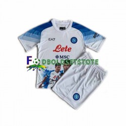 Napoli Trøje Face Game Minjae 3 Hjemmebane 2022-2023 Kort ærmer ,Børn Fodboldsæt