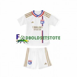 Olympique Lyon Trøje Hjemmebane 2023-2024 Kort ærmer ,Børn Fodboldsæt