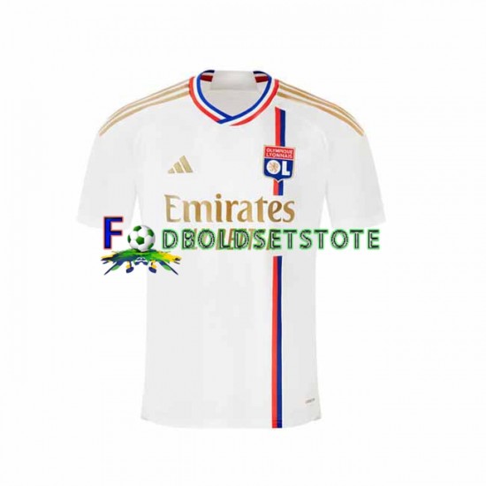 Olympique Lyon Trøje Hjemmebane 2023-2024 Kort ærmer ,Mænd