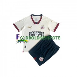 PSV Eindhoven Trøje Udebane 2023-2024 Kort ærmer ,Børn Fodboldsæt