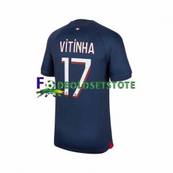 Paris Saint-Germain Trøje Vitinha 17 Hjemmebane 2023-2024 Kort ærmer ,Mænd