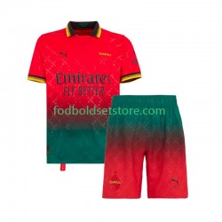 AC Milan Trøje Målmand 4. Valg 2024-2025 Kort ærmer ,Børn Fodboldsæt