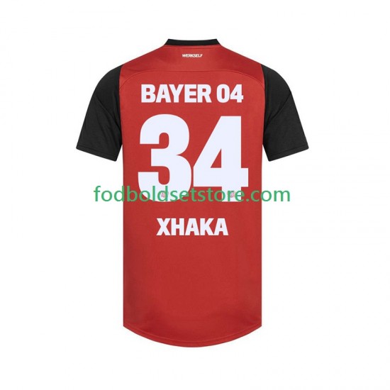 Bayer 04 Leverkusen Trøje XHAKA 34 Hjemmebane 2024-2025 Kort ærmer ,Mænd Bayer 04 Leverkusen Trøje XHAKA 34 Hjemmebane 2024-2025 Kort ærmer ,Mænd