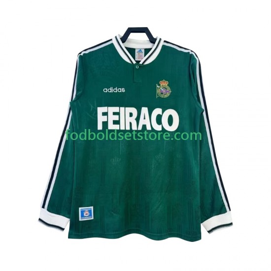 Trøje Deportivo de La Coruna Retro Udebane 1999 Lange ærmer ,Mænd