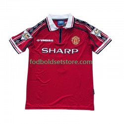 Manchester United Trøje Beckham 7 Retro Hjemmebane 1998 1999 Kort ærmer ,Mænd