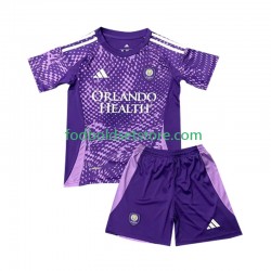 Orlando City SC Trøje Hjemmebane 2025 Kort ærmer ,Børn Fodboldsæt