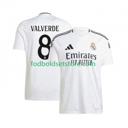 Real Madrid Trøje Federico Valverde 8 Hjemmebane 2024-2025 Kort ærmer ,Mænd