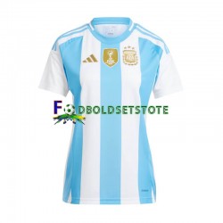 Argentina Trøje Hjemmebane Copa America 2024 Kort ærmer ,Dame