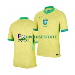 Brasilien Trøje Hjemmebane Copa America 2024 Kort ærmer ,Mænd