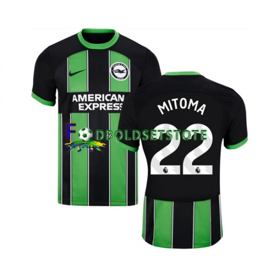 Brighton Hove Albion Trøje Mitoma 22 Udebane 2023-2024 Kort ærmer ,Mænd Brighton Hove Albion Trøje Mitoma 22 Udebane 2023-2024 Kort ærmer ,Mænd