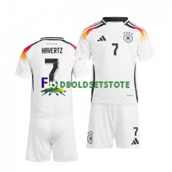 Tyskland Trøje Havertz 7 Hjemmebane Euro 2024 Kort ærmer ,Børn Fodboldsæt