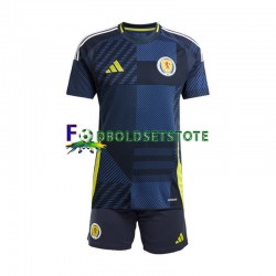 Skotland Trøje Hjemmebane Euro 2024 Kort ærmer ,Børn Fodboldsæt