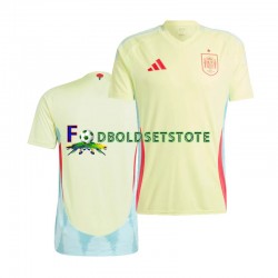 Spanien Trøje Udebane Euro 2024 Kort ærmer ,Mænd