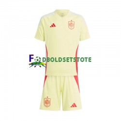 Spanien Trøje Udebane Euro 2024 Kort ærmer ,Børn Fodboldsæt