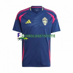 Sverige Trøje Udebane 2024 Kort ærmer ,Mænd