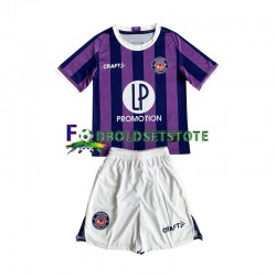 Trøje Toulouse Udebane 2023-2024 Kort ærmer ,Børn Fodboldsæt
