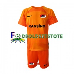 AZ Alkmaar Trøje Målmand 3. Valg 2022-2023 Kort ærmer ,Børn Fodboldsæt