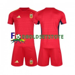 Argentina Trøje Målmand Udebane World Cup 2022 Kort ærmer ,Børn Fodboldsæt