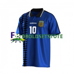 Argentina Trøje Maradona 10 Retro Udebane 1994 Kort ærmer ,Mænd
