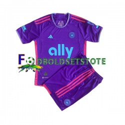 Charlotte FC Trøje Udebane 2023 Kort ærmer ,Børn Fodboldsæt Charlotte FC Trøje Udebane 2023 Kort ærmer ,Børn Fodboldsæt