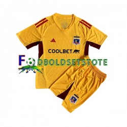 Colo-Colo Trøje Målmand Hjemmebane 2023 Kort ærmer ,Børn Fodboldsæt