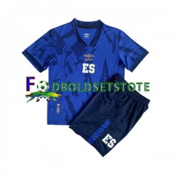 EL Salvador Trøje Hjemmebane 2023 Kort ærmer ,Børn Fodboldsæt