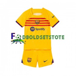 FC Barcelona Trøje 4. Valg 2022-2023 Kort ærmer ,Børn Fodboldsæt