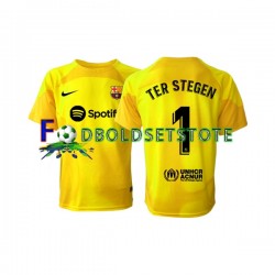 FC Barcelona Trøje Ter Stegen 1 Målmand 4. Valg 2022-2023 Kort ærmer ,Mænd