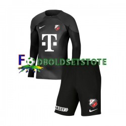 FC Utrecht Trøje Målmand Hjemmebane 2022-2023 Lange ærmer ,Børn Fodboldsæt