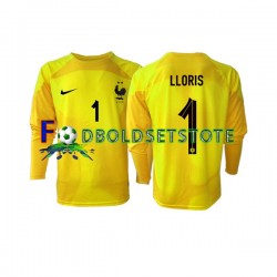 Frankrig Trøje Hugo Lloris 1 Målmand 3. Valg World Cup 2022 Lange ærmer ,Mænd Frankrig Trøje Hugo Lloris 1 Målmand 3. Valg World Cup 2022 Lange ærmer ,Mænd