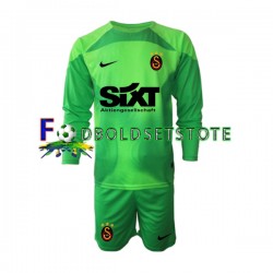Galatasaray Trøje Målmand Hjemmebane 2022-2023 Lange ærmer ,Børn Fodboldsæt