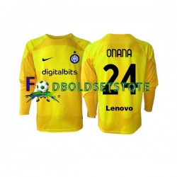 Inter Milan Trøje Andre Onana 24 Målmand Udebane 2022-2023 Lange ærmer ,Mænd
