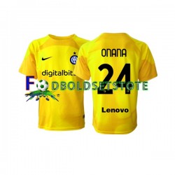 Inter Milan Trøje Andre Onana 24 Målmand Udebane 2022-2023 Kort ærmer ,Mænd