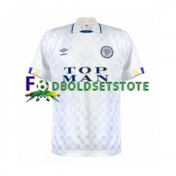 Leeds United Trøje Retro Hjemmebane 1989-1990 Kort ærmer ,Mænd
