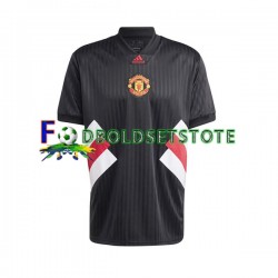Manchester United Trøje Icon Retro Hjemmebane 2022-2023 Kort ærmer ,Mænd