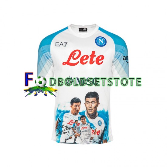 Napoli Trøje Face Game Minjae 3 Hjemmebane 2022-2023 Kort ærmer ,Mænd